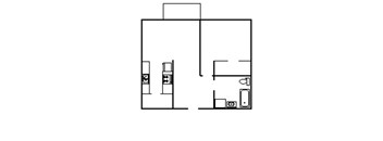 1 Bedroom / 1.0 Bath