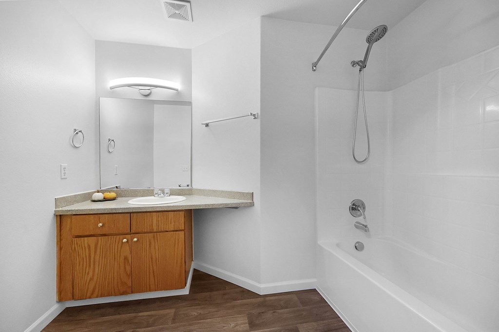 Bathroom and shower/tub