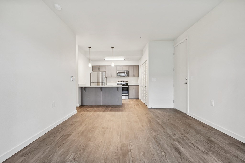 Ava Apartments Living Room and Kitchen