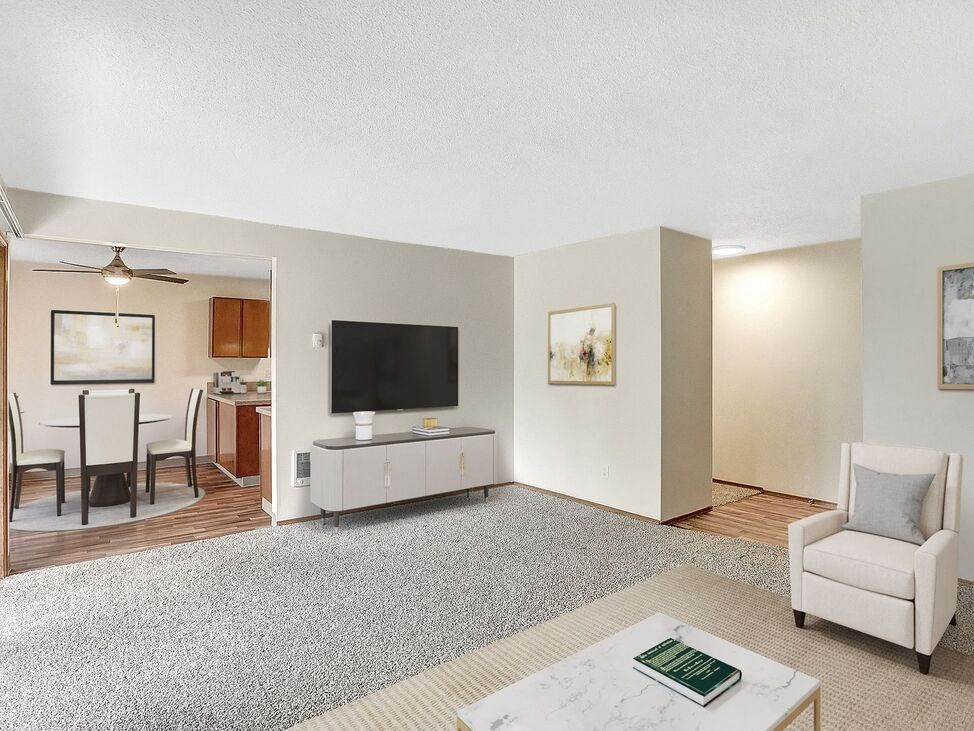 Living Room River Cliff Apartments Milwaukie Oregon 