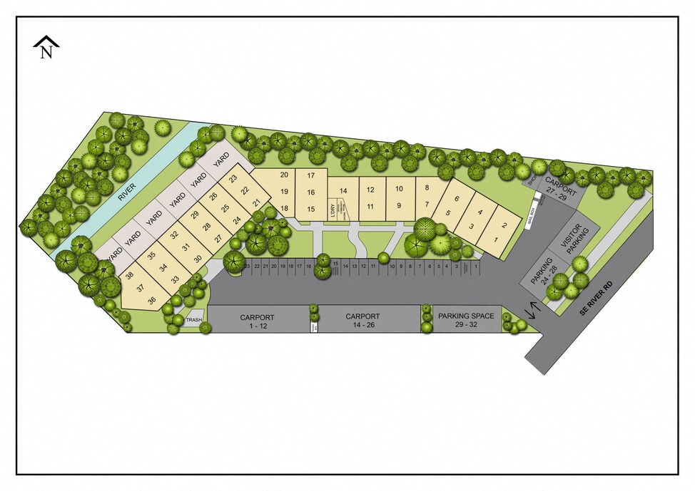 Property Map River Cliff Apartments Milwaukie Oregon 