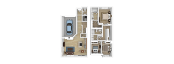 bedroom floor plan an in 2d