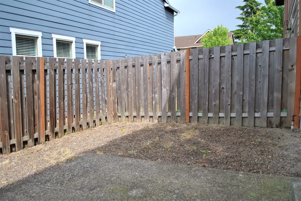 Fenced Yard