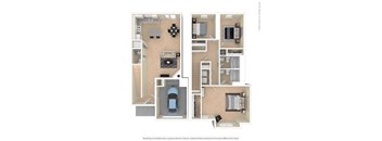 the floor plan of fountain court apartments grove