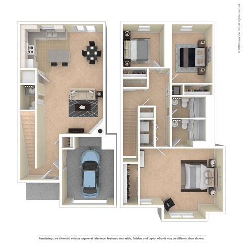 the floor plan of fountain court apartments grove