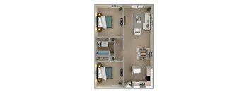 Colonial Village Apartments Floor Plan
