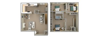 Colonial Village Apartments Floor Plan