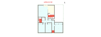 Three Bedroom 1 bathroom Floorplan