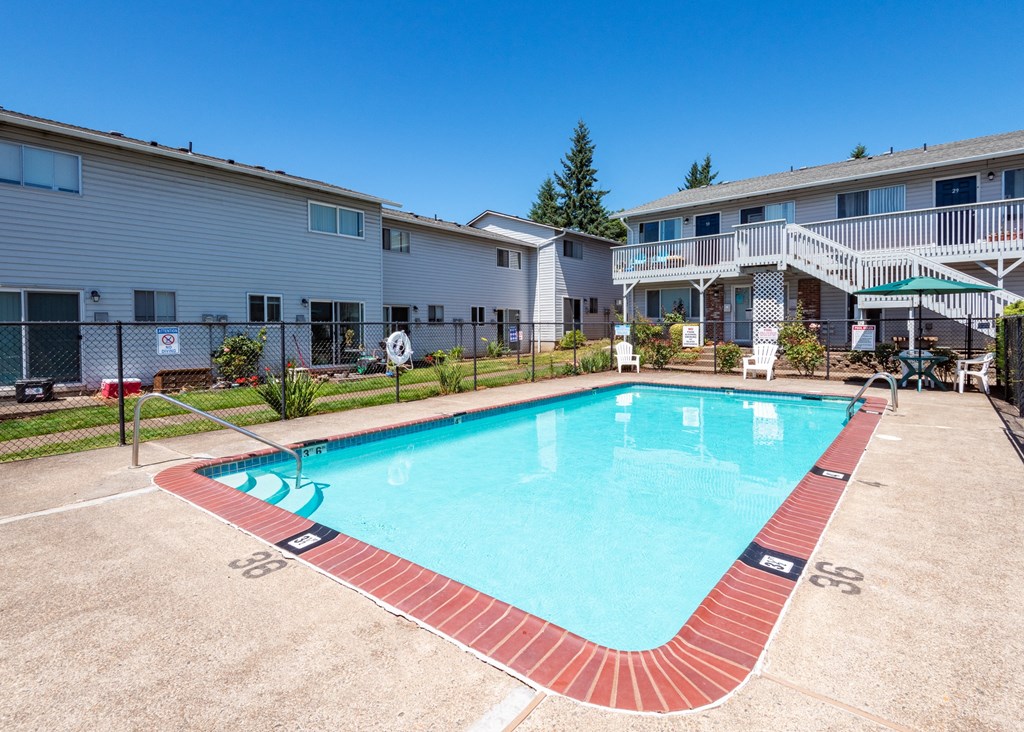 our apartments in a city have a swimming pool