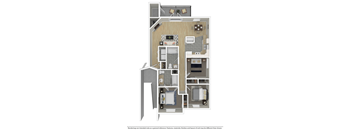 bedroom floor plan an in 2 bed 2 bath