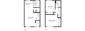 a floor plan of a small house