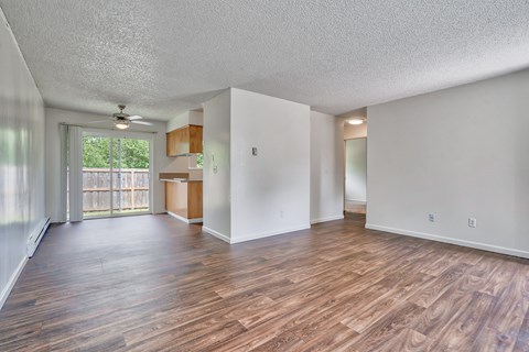 Harrison Square Apartments  Living Room