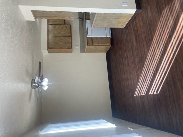 a bathroom with a sink and a window