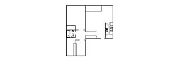 3 bedroom 1 bathroom floorplan