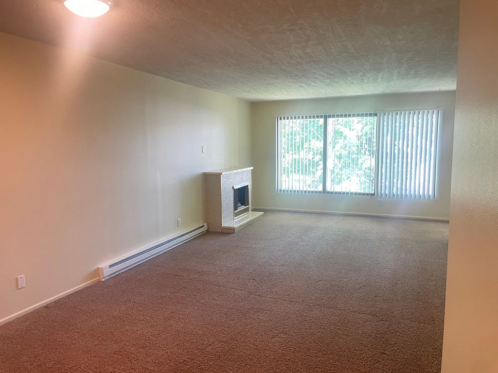 Metro Park Terrace  living room with a fireplace