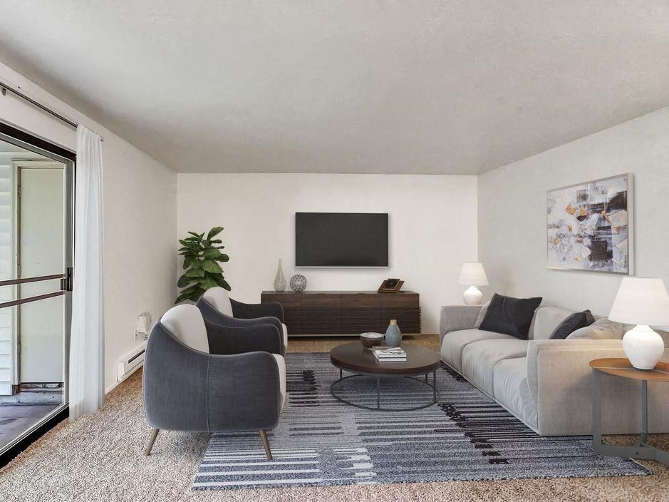 Living Room Foothills Apartments Portland OR