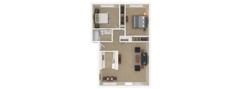 2x1 Floor Plan