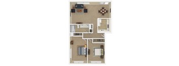 2x1 Floor Plan