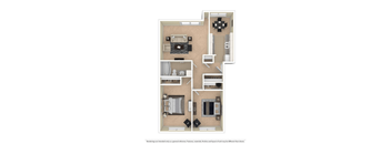 bedroom floor plan an in 2 bed 2 bath