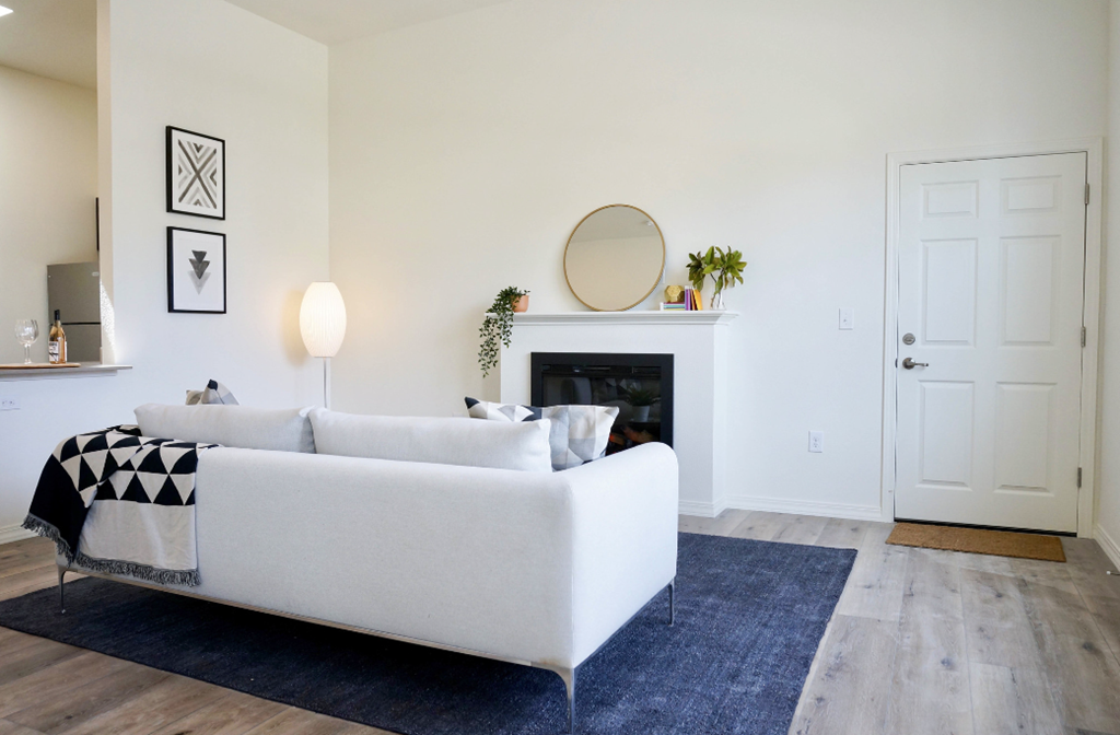Living Room at Clark Apartments Vancouver WA