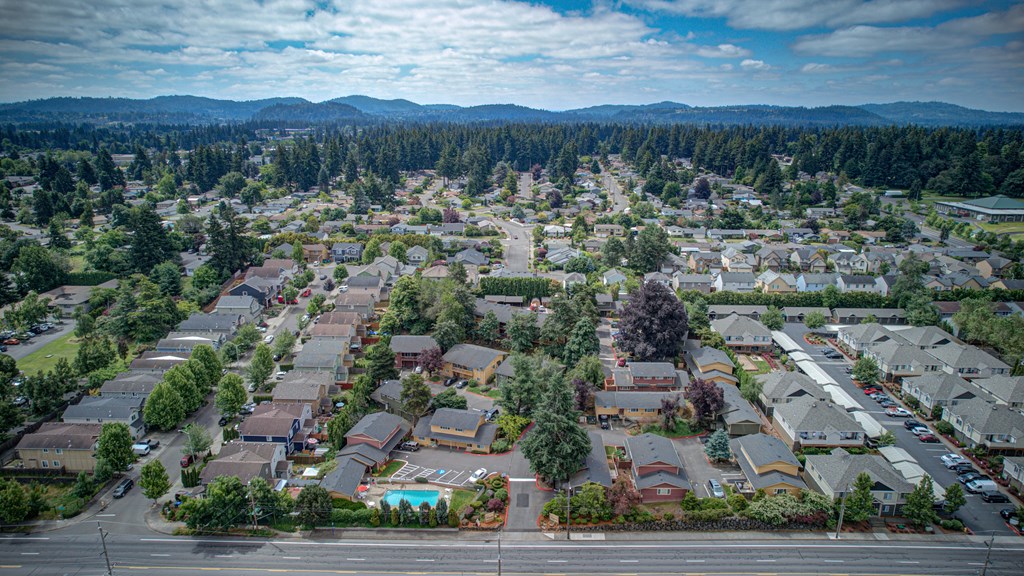 The Ranch Apartments aerial view