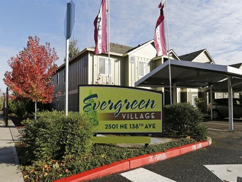Evergreen Village Sign - Photo Gallery 1