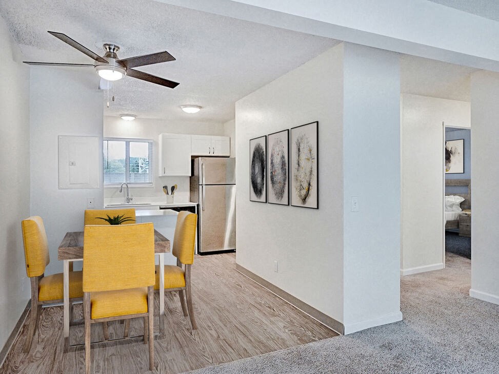 Dining Room Sunset Station Apartments Portland Oregon 