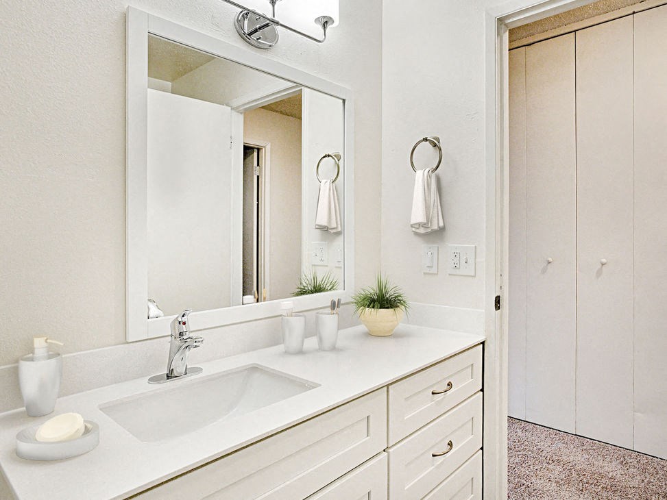 Bathroom Sink Sunset Station Apartments Portland Oregon 