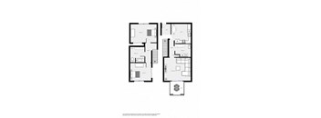 2 bed 2 bath floorplan at Heritage Crossing Milwaukie OR 