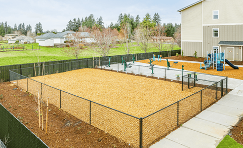Pet Area and Playground at The Jax Apartments