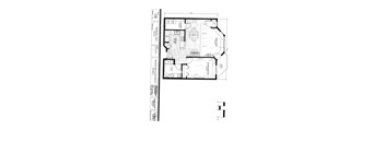 A floor plan of a building with rooms labeled, such as "EDUCATIONAREA 2" and "BATHROOM".