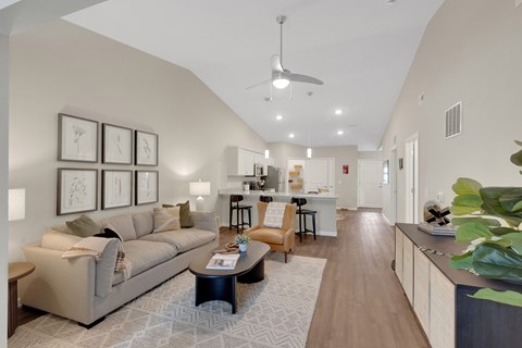 Amherst Ohio Apartment Rentals Redwood Living Redwood Amherst Forestwood Living Room to Kitchen