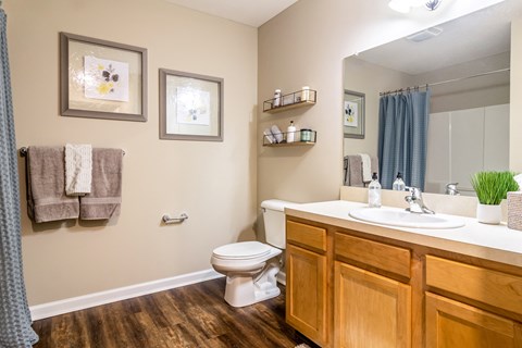Fort Wayne IN Apartment Rentals Redwood Maplecrest Bathroom