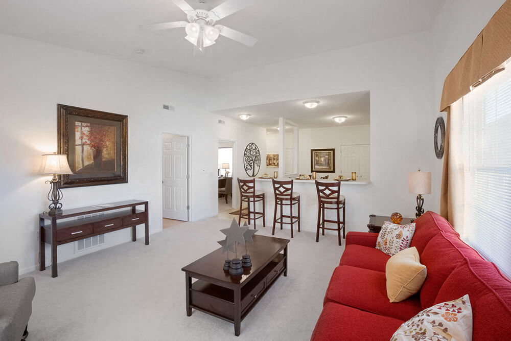 Oregon OH Apartment Rentals Redwood Bay Pointe Living Room