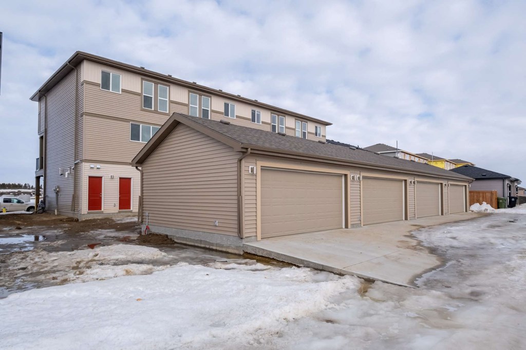 Rear of Property and Garage