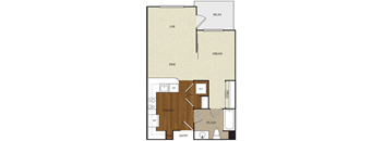 A floor plan of a house with labeled rooms such as "DREAM", "DINE", and "RELAX".