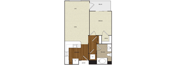A floor plan of a house with labeled rooms such as "RELAX," "LIVE," "DINE," "DREAM," "DRESS," "SPLASH," "PREPARE," "W/D," "