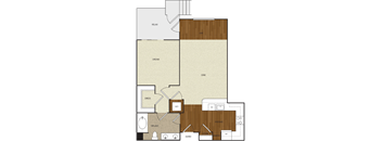 A floor plan of a house with labeled rooms such as "DREAM," "DIN," and "PREFER.".
