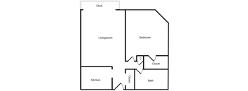A diagram of a house layout with labeled rooms.