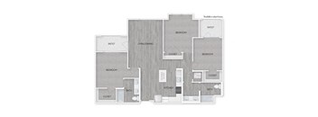 C1 - Below Market Rate Floor Plan Layout