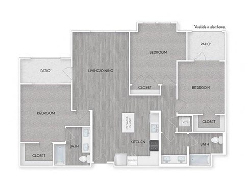 C1 - Below Market Rate Floor Plan Layout