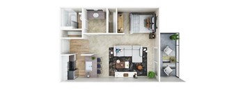 3D studio floorplan