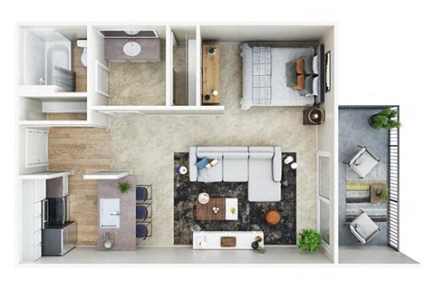 3D studio floorplan