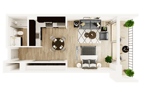 Studio Floor Plan