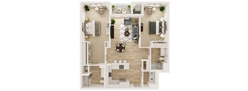 Two Bedroom Two Bath 2EE