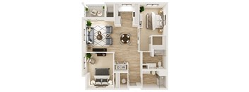 Two Bedroom Two Bath 4