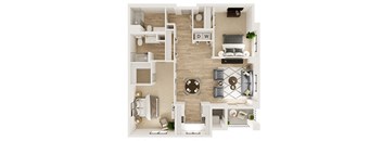 Two Bedroom Two Bath 4B