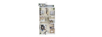 bedroom floor plan an in 2 bed 2 bath apartment at the legends at champions gate apartments in