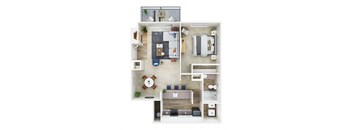 Haven at Golf Creek One Bed One Bath