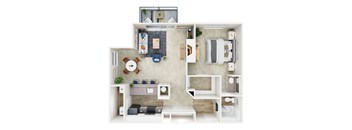 Haven at Golf Creek One Bed One Bath